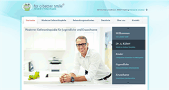 Desktop Screenshot of forabettersmile.de